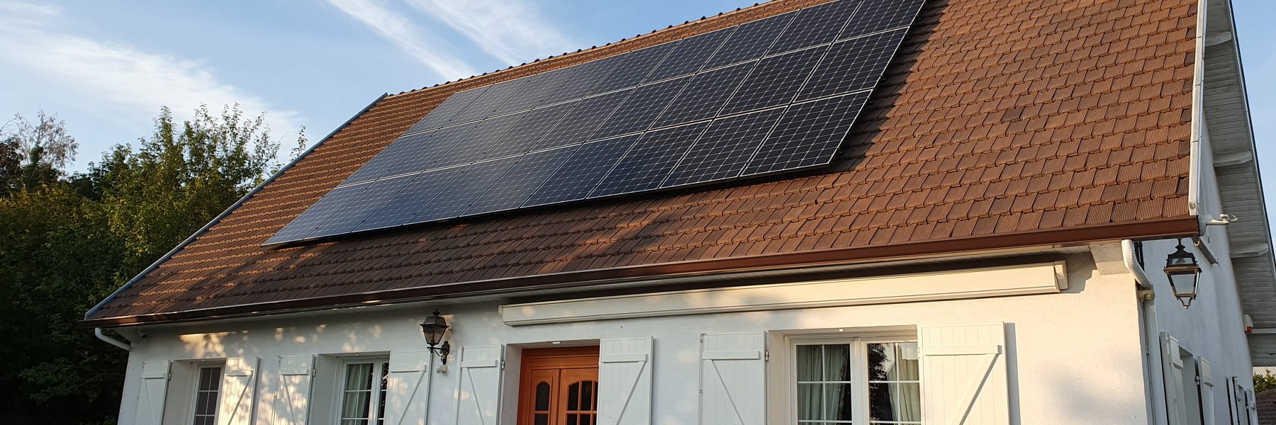 Panneau photovoltaïque sur toiture